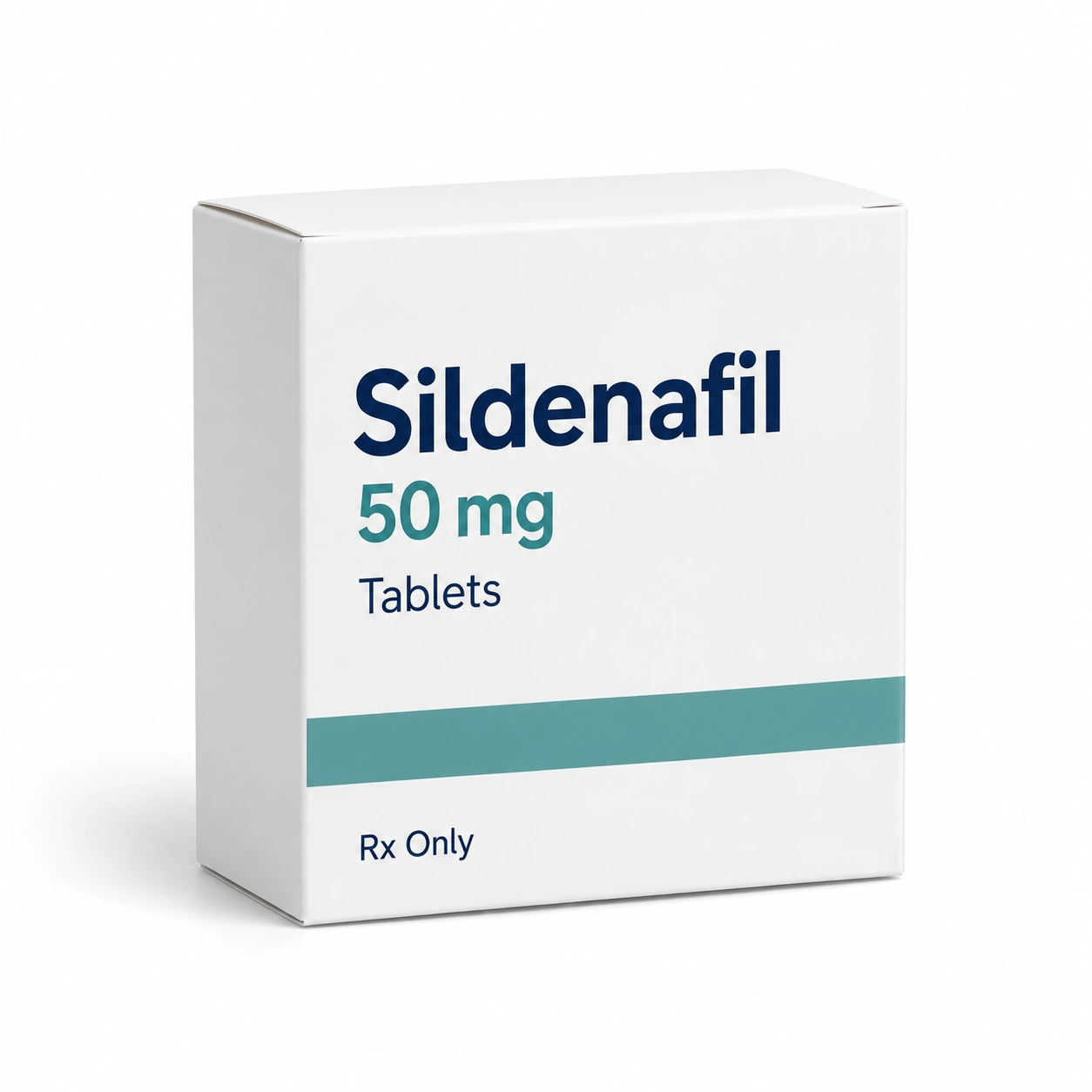 Unbranded sildenafil 50 mg tablet carton