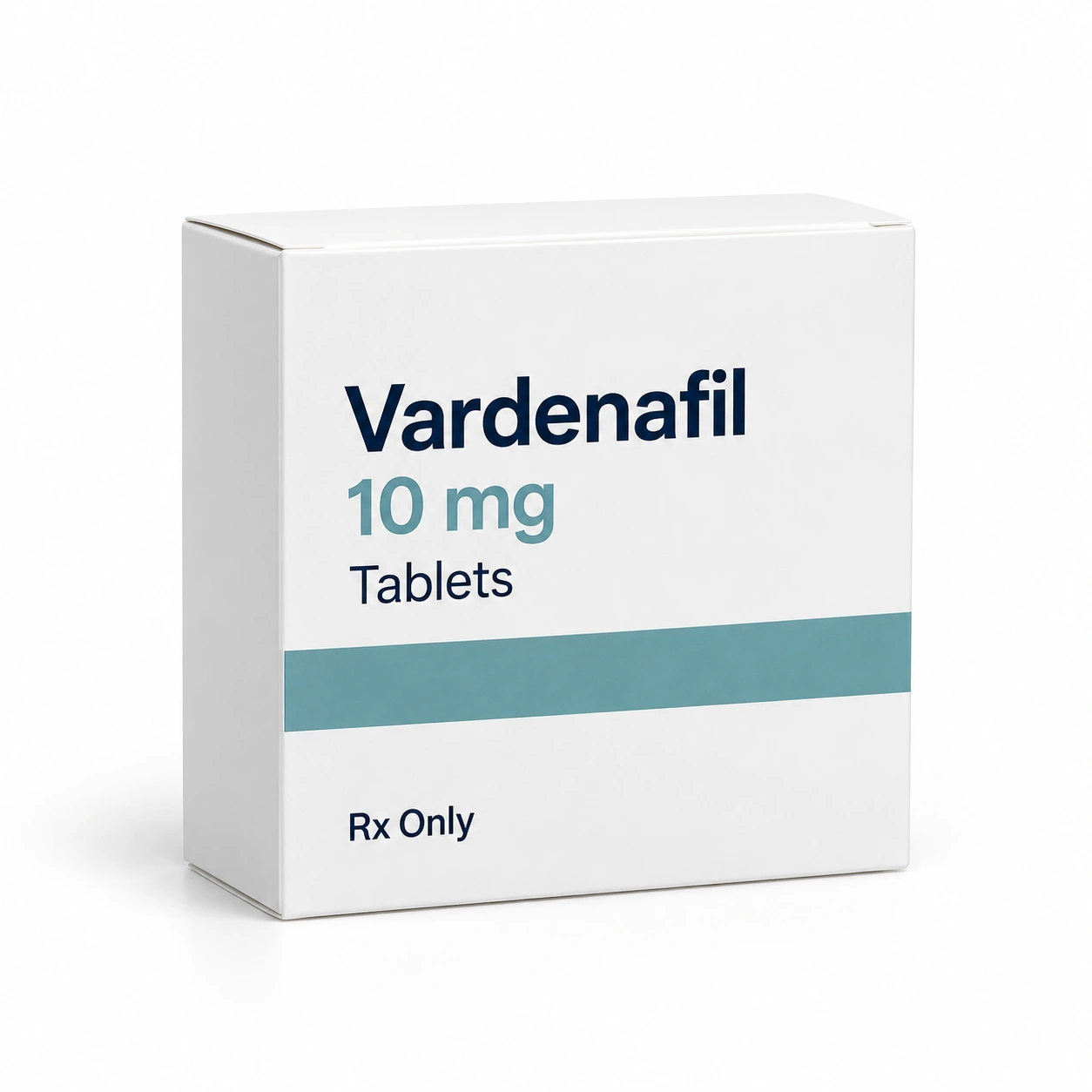 Unbranded vardenafil 10 mg tablet carton